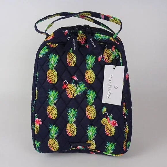 New Vera Bradley Lunch Bunch Bag Toucan Pineapple Tropical Print - Picture 4 of 7